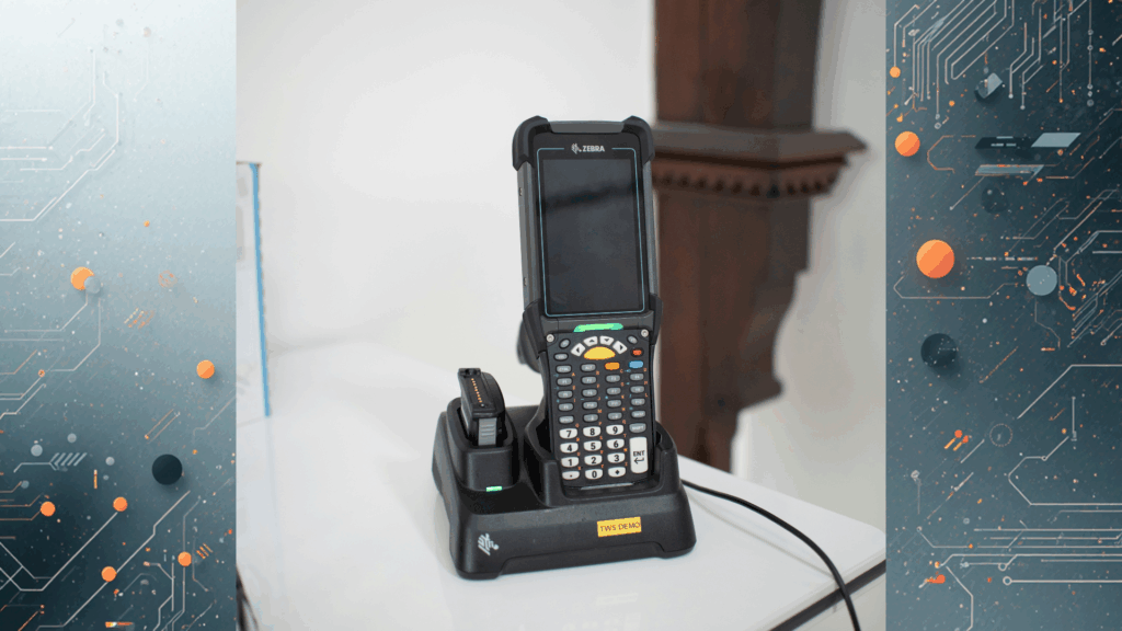 Warehouse handheld scanner used for inventory tracking and data-driven inventory management