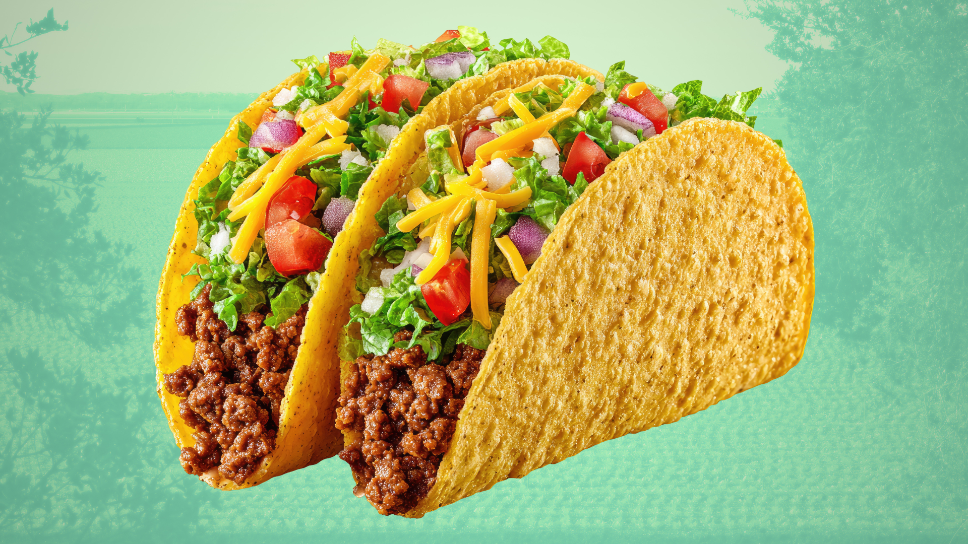 Beef tacos with lettuce and cheese, referencing the Taco Bell recall linked to food recall traceability gaps.